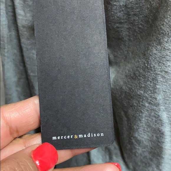 Mercer & Madison Grey Long-Sleeve Top - Picture 4 of 8